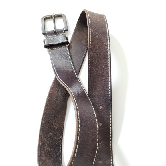 *SOLD HP🎉🎉 Timberland Leather Belt 34 - Picture 2 of 6